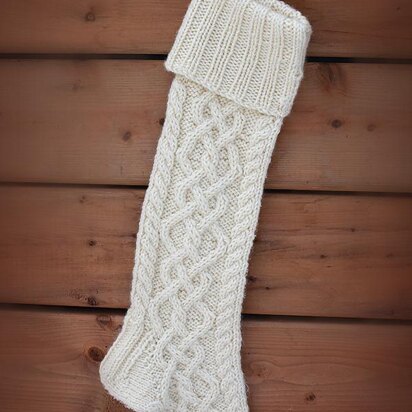 Cabled Stocking