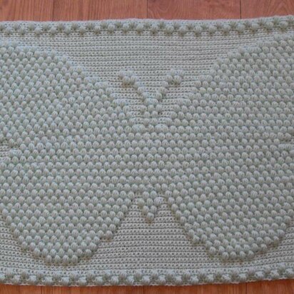 Small Butterfly Baby Blanket