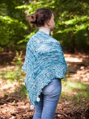 Azulejos Shawl