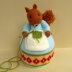 Pinny Fuzzytuft - squirrel pin cushion