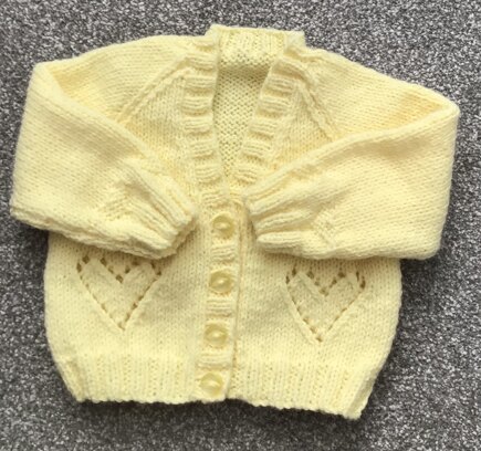 Quick baby cardigan #3