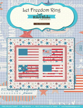 Riley Blake Let Freedom Ring - Downloadable PDF