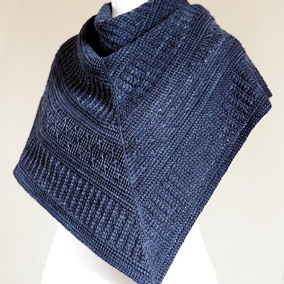 Winter Nocturne Shawl