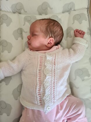 Cardigans for New Arrival - my beautiful baby girl Ana xx