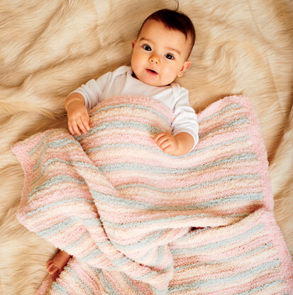 Blankets in Rico Baby Classic DK and Teddy Aran - 465 - Downloadable PDF