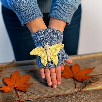 Butterfly Fingerless Gloves