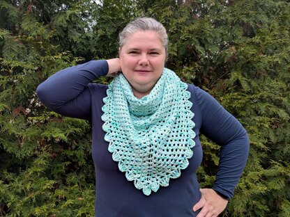 Horizon Tunisian Shawl