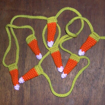 Halloween Candy Corn Garland Ornament C-200