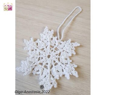 Crochet snowflake 16