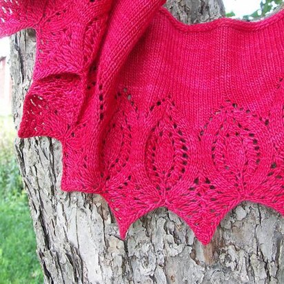 New Moon Shawl - knitting pattern