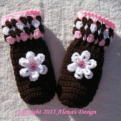 Children's Brown Mittens