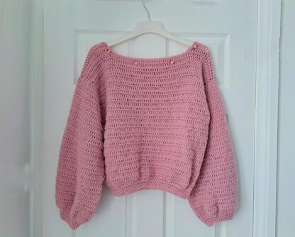 Crochet The Petite Fleur Sweater Pattern