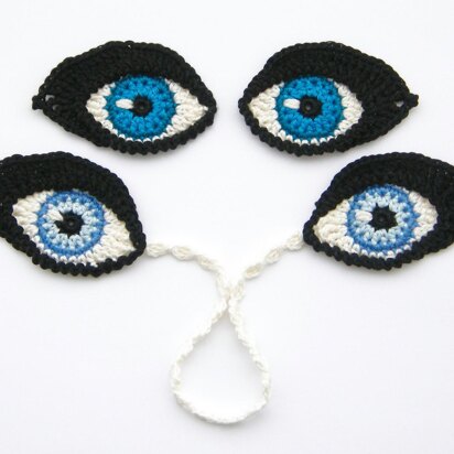 Crochet EYES and BOOKMARK