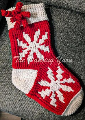 Snowflakes of Christmas Stocking