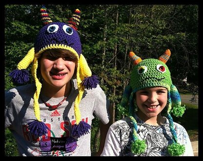 Monster Love Earflap Hat