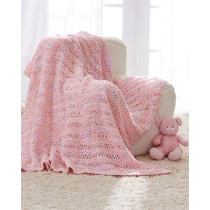 Blanket in Bernat Dippity Dots