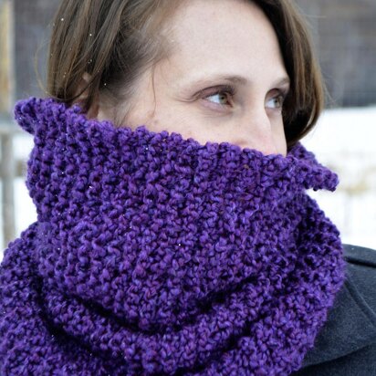 The Purple People Eater Cowl