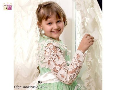 Lace bolero for girls