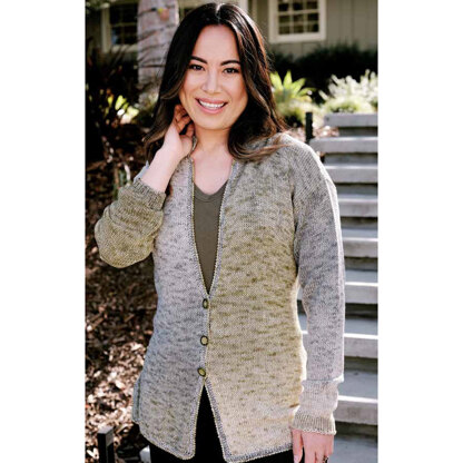 Trendsetter Yarns 6400Q Impress - Reversible Tie Cardigan PDF