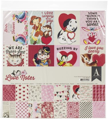 Authentique Paper Authentique Collection Kit 12"X12" - Love Notes