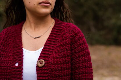 Crimson Cardigan