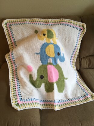 Elephant Baby Blanket