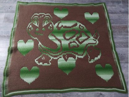 LovePrints Turtle Blanket