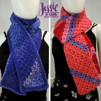 Scarf Squared Half Double Crochet (hdc) C2C