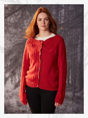 "Camilla Cardigan" - Cardigan Knitting Pattern For Women in Willow and Lark Nest