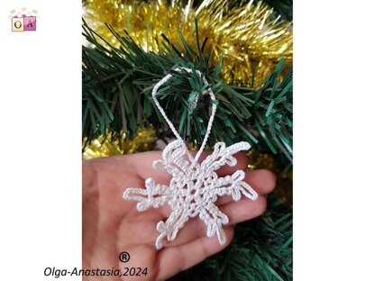 Crochet snowflake 91