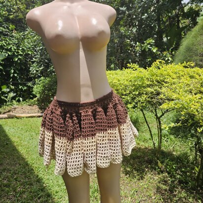 Crochet skirt