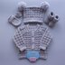 Tobias Baby Cardigan, Hat, Booties & Mitts