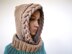 Hooded cowl Charlie with cables