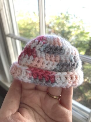 Crochet Pink Baby Hat