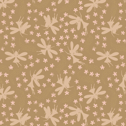 Lewis and Irene Fairy Clocks - Floral Fairies/Gold Metallic