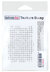 Darkroom Door Texture Cling Stamp 3"X2" - Grid