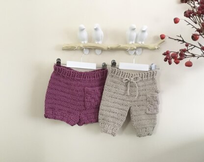 Harmony Basketweave Pants & Shorts for Boys Girls N 631