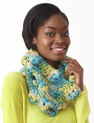 Textured Cowl in Bernat Softee Chunky