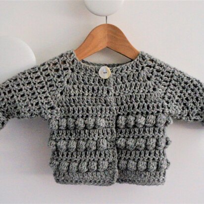 Baby Crochet Bobbles cardigan