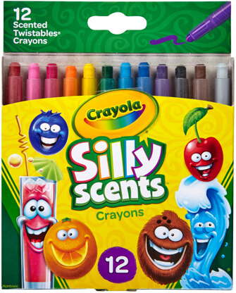 Crayola Silly Scents Twistables Mini Crayons - 12/Pkg