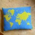 World Map Cushion