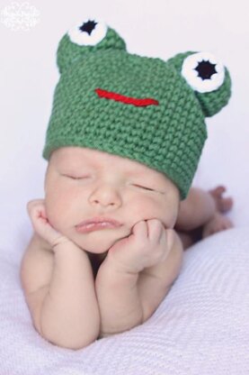 Froggo Baby Hat Crochet Pattern