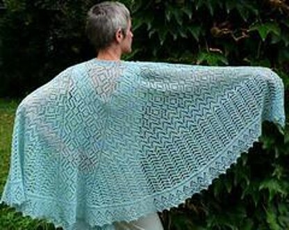 Ice Fantasia Shawl