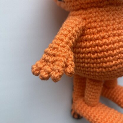 Garfield amigurumi crochet pattern