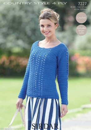 Sweater in Sirdar Country Style 4 Ply - 7227