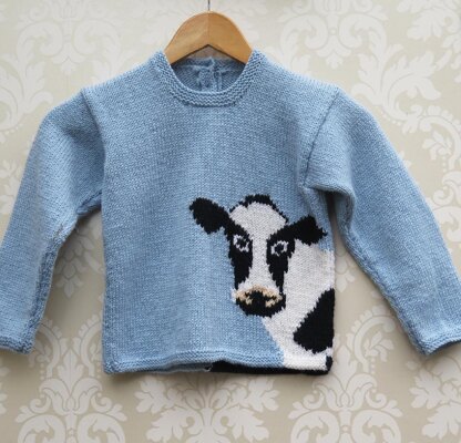 Cow Picture Sweater