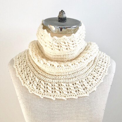 Cozy Cable Ribbed Cowl Scarf