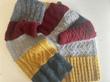 Autumn Cable Scarf