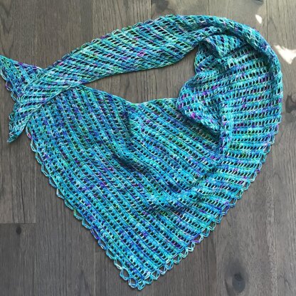 Azure Dreams Shawl