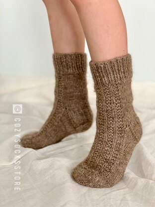 Basic family socks (set 4 patterns)